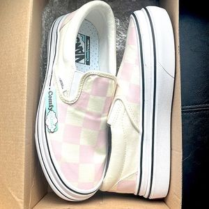 🆕Vans Comfycush Platform Checkered Slip-on